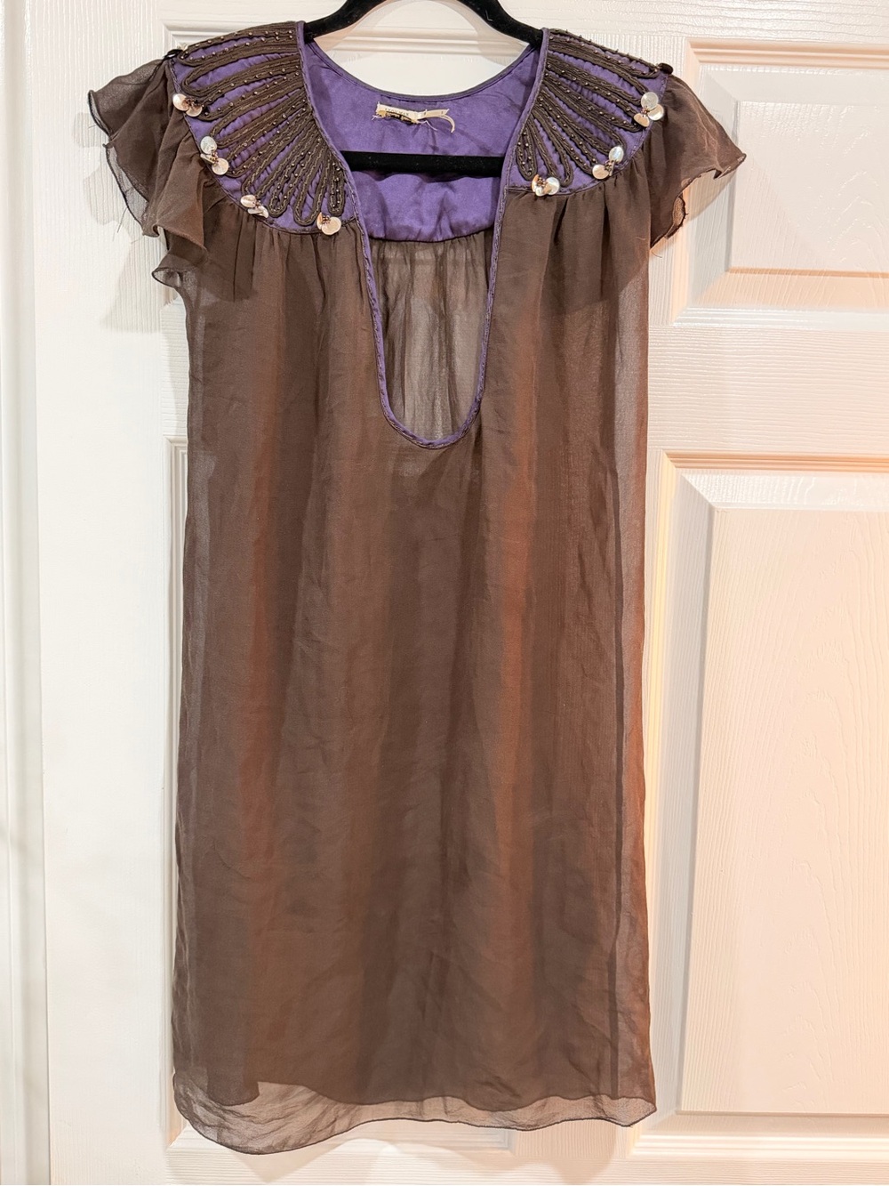 Leon Max Limited Edition 100% silk minidress